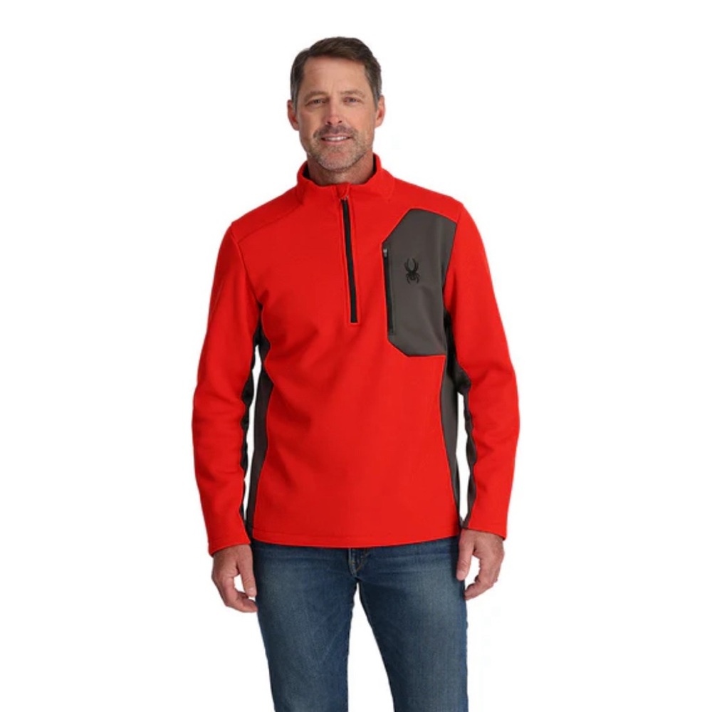 Spyder Bandit Half Zip Fleece Jacket. XL